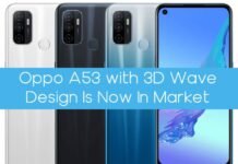 Oppo A53 with 3D Wave Design Is Now In Market Oppo A53