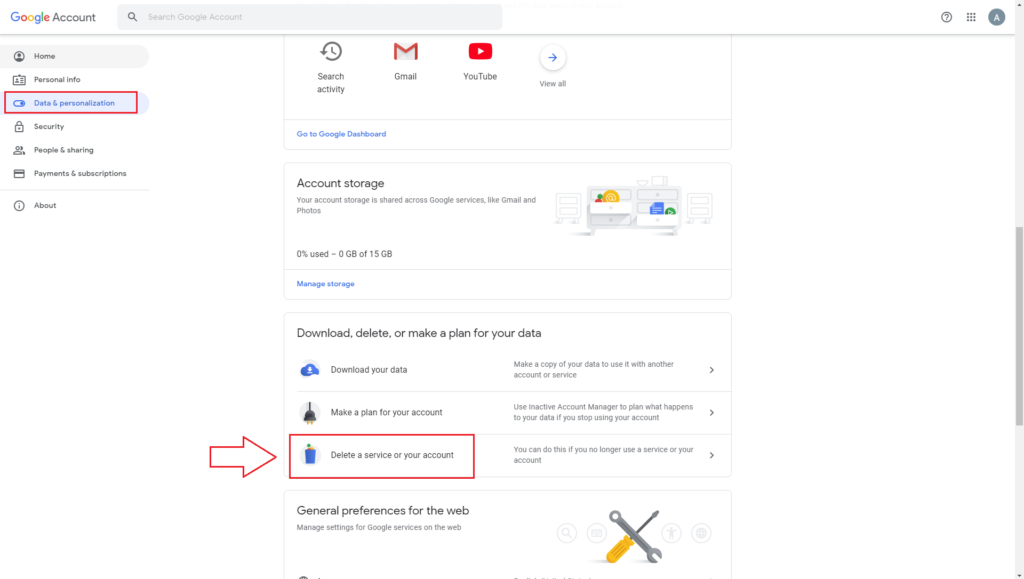 Gmail Data and Personalization