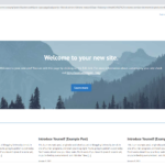 Free WordPress Blog Homepage